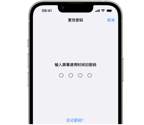 郏县iPhone屏幕维修分享iPhone屏幕使用时间密码忘记了怎么办 