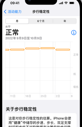 郏县iPhone手机维修如何在iPhone开启'步行稳定性通知'