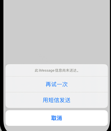 郏县apple维修iPhone上无法正常发送iMessage信息