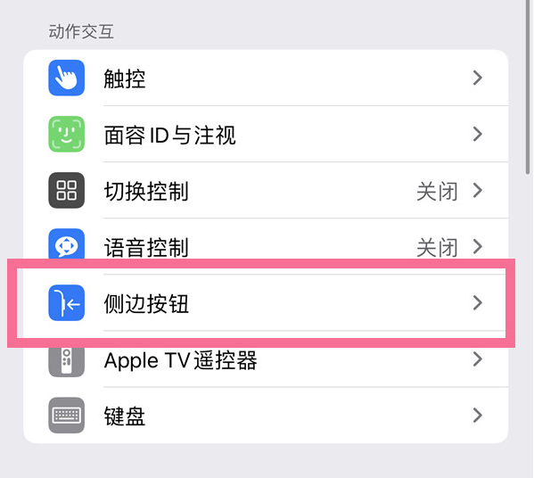 郏县苹果14维修店分享iPhone14 Plus侧键双击下载功能关闭方法 