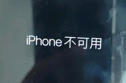 郏县苹果服务网点分享锁屏界面显示“iPhone 不可用”如何解决 